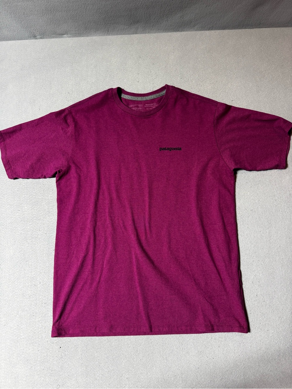 NWOT Patagonia Men's Short-Sleeve Tee in Deep Magenta Size S